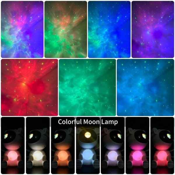 Фото - Ночник детский INSPIRE проектор звездного неба Космонавт (WD026)