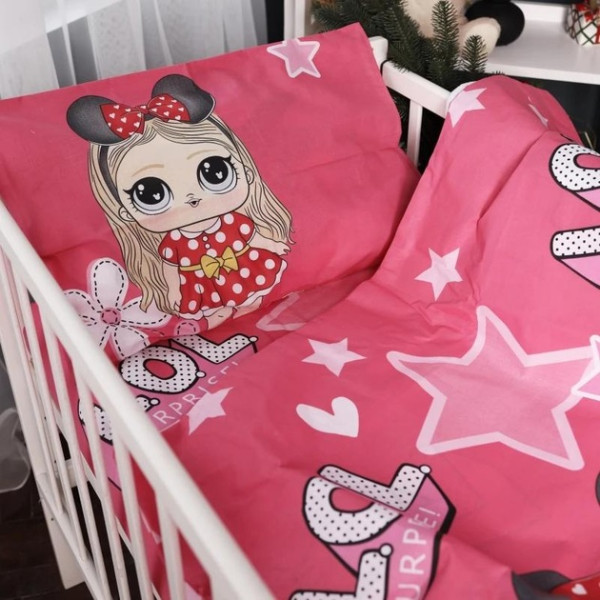 Фото - Комплект постельного белья детский MirSon Kids Time 17-0699 LOL Dolls 143 x 210 см Бязь (2200010456974)