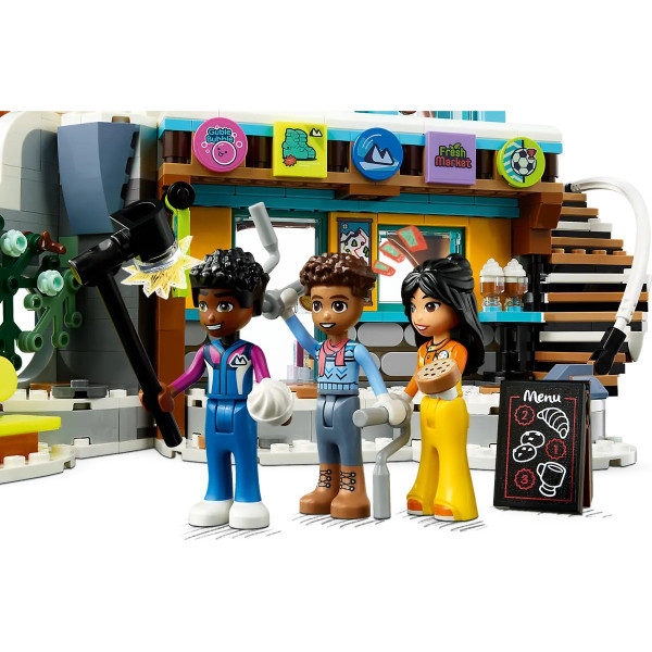 Фото - Конструктор LEGO Friends Праздничная горнолыжная трасса и кафе (41756)