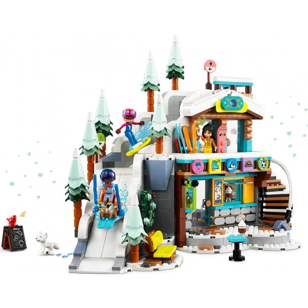Фото - Конструктор LEGO Friends Праздничная горнолыжная трасса и кафе (41756)
