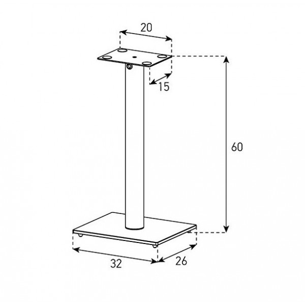 Фото - Крепление для акустики Sonorous SP 100-B-HBLK