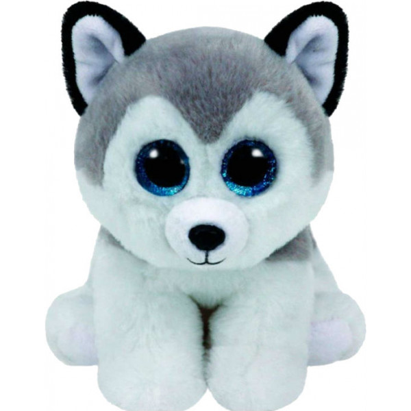 Фото - Мягкая игрушка глазастик TY Beanie Babies Хаски ''Buff'' 15см (42183)