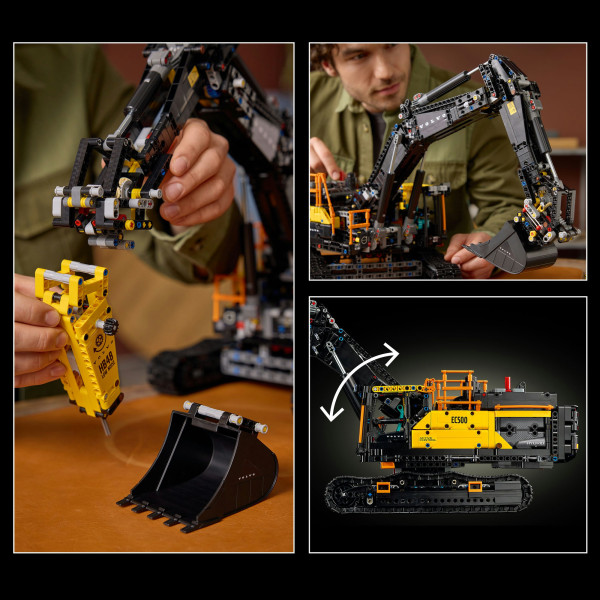 Фото - Конструктор LEGO  Technic Экскаватор Volvo EC500 Hybrid (42215)