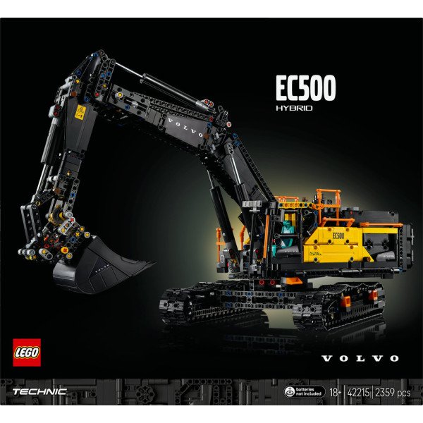 Фото - Конструктор LEGO  Technic Экскаватор Volvo EC500 Hybrid (42215)