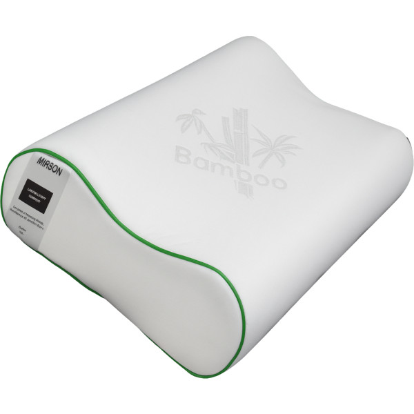 Фото - Подушка ортопедическая MirSon №4224 Green Nature Julia 58х40х10.5 см (2200006424390)