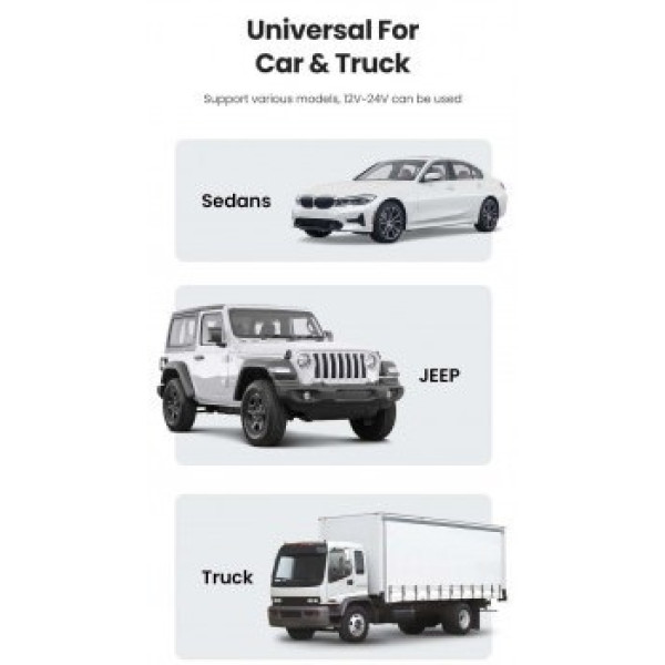 Фото - Автомобильное зарядное устройство UGREEN 2xUSB 30W USB-C + USB-A CD130 (40858)