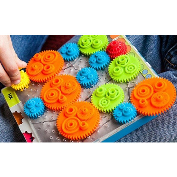 Фото - Головоломка Fat Brain Toys Crankity Разноцветные шестерни (F140ML)