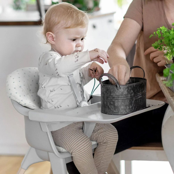 Фото - Вставка для стульчика для кормления Stokke для Clikk, цв. белый с черникой (Blueberry Boat) (552204)