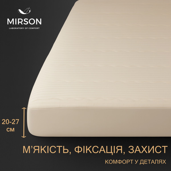 Фото - Наматрасник MirSon Carmela Eco 432 150x200 см (2200000388285)