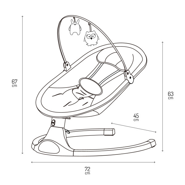 Фото - Кресло-шезлонг MoMi KENANI Sand