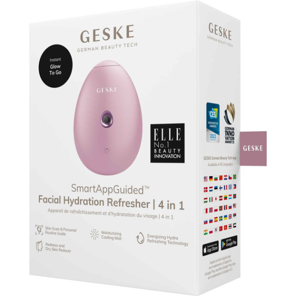 Фото - Электронный освежитель для кожи лица GESKE Facial Hydration Refresher 4 в 1 розовый (GK000057PK01)