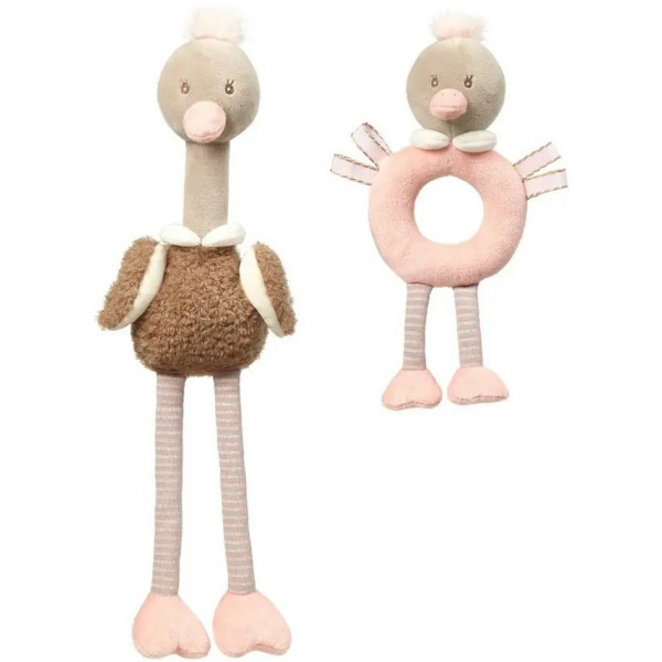 Фото - Мягкая игрушка животное BabyOno Страусята (1446)