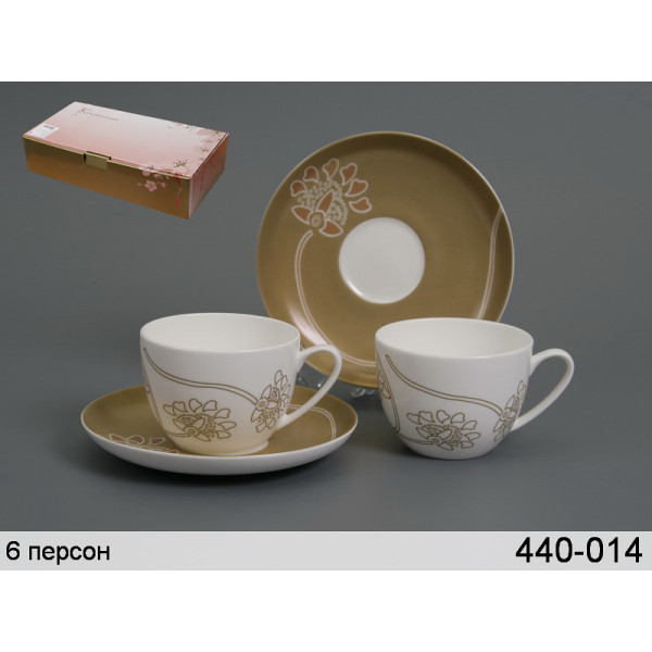 Фото - Сервиз чайный Lefard Лотос 12 пр. (440-014)