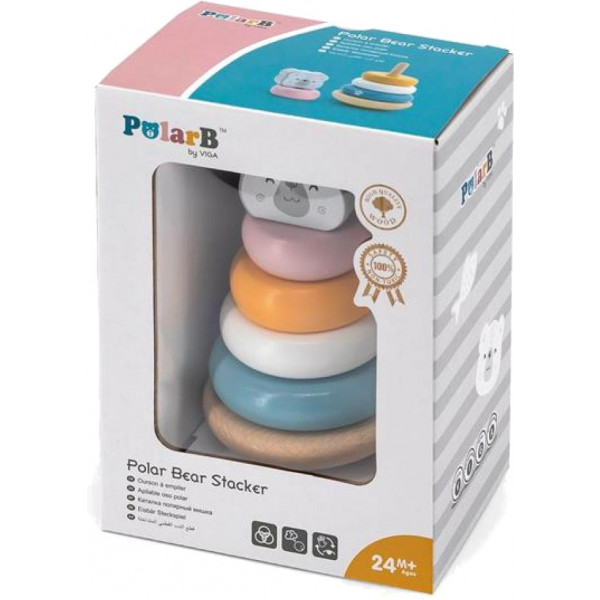 Фото - Пирамидка PolarB Белый медведь (44005)