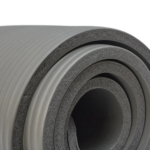 Фото - Коврик для йоги и фитнеса TECOFIT 183х61х1 см NBR Grey (TOP20106462)
