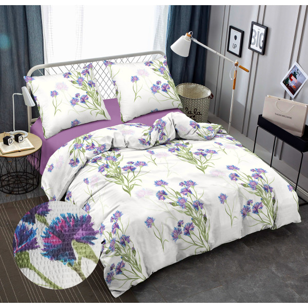 Фото - Комплект постельного белья Zastelli J3754-10/Amethyst Orchid 145х210 (22260)