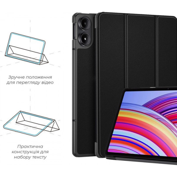 Фото - Уценка - Чехол для планшета Armorstandart Smart Case Xiaomi Redmi Pad Pro Black (ARM77456)