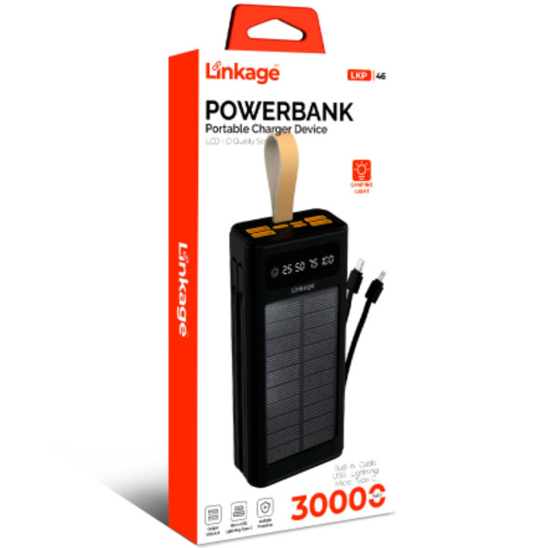 Фото - Батарея мобильная Patriot LKP-46+Solar 30000mAh 22.5W (Linkage LKP-46)