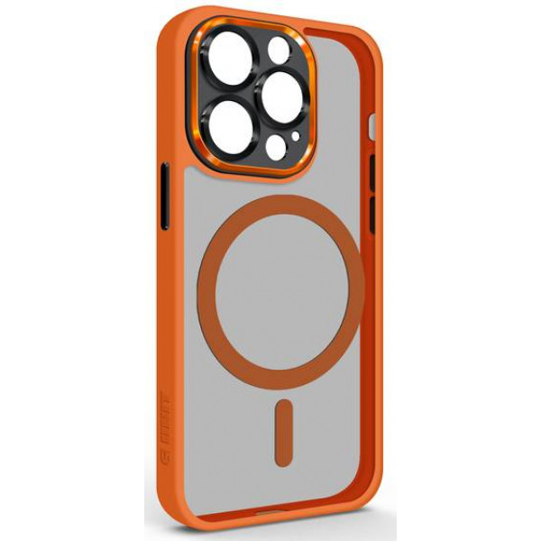 Фото - Чехол для смартфона Armorstandart Unit MagSafe SE for Apple iPhone 14 Pro Orange Black (ARM75375)