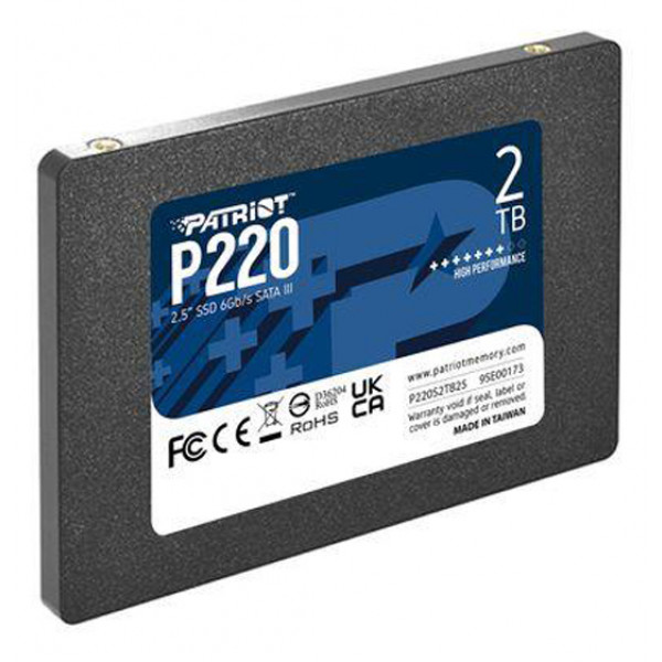 Фото - SSD-накопитель внутренний Patriot SATA 2.5" 2TB/P220 (P220S2TB25)