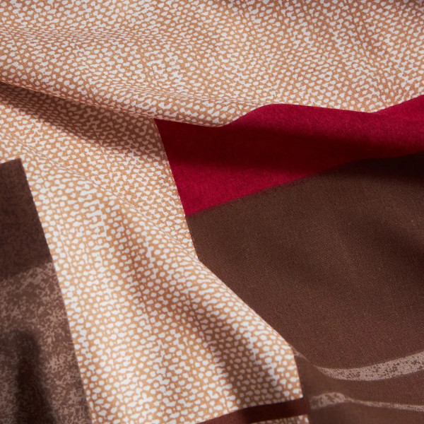 Фото - Пододеяльник двуспальный евро Moon&Star Бязь Gold Люкс Retro Geometry 200x220 см (MS-870000703)