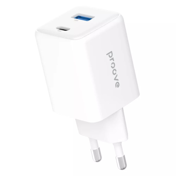 Фото - Сетевое зарядное устройство Proove Pocket Gan 45W Type-C + USB White (WCPG45110002)
