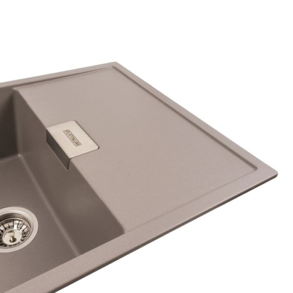 Фото - Мойка кухонная Platinum 8650 DIAMOND матовая Дюна