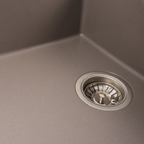 Фото - Мойка кухонная Platinum 8650 DIAMOND матовая Дюна