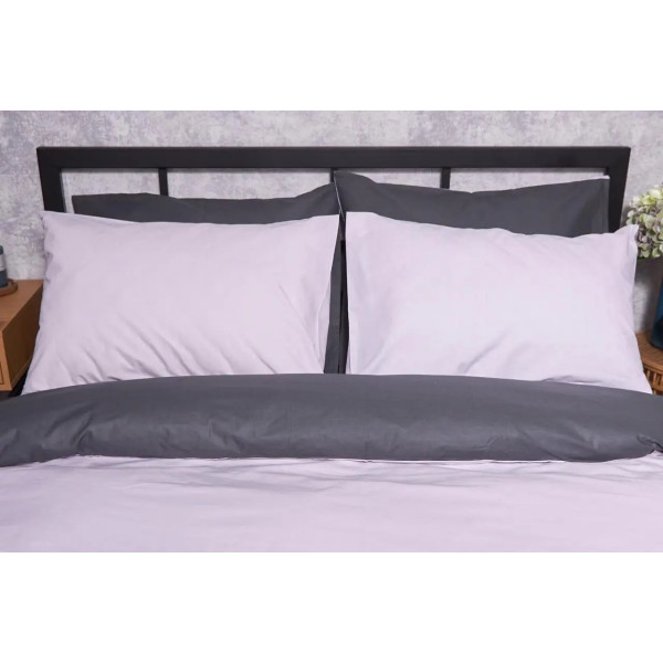 Фото - Комплект постельного белья детский Moon&Star Бязь Gold Люкс Orchid Gray 110х140 нав. 2х50х50 (MS-830000074)