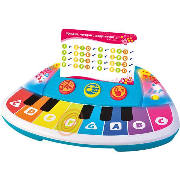 Фото - Интерактивный музыкальный инструмент Kiddi Smart ЦВЕТНЫЕ НОТКИ (4514T-KS) Фото - Интерактивный музыкальный инструмент Kiddi Smart ЦВЕТНЫЕ НОТКИ (4514T-KS)