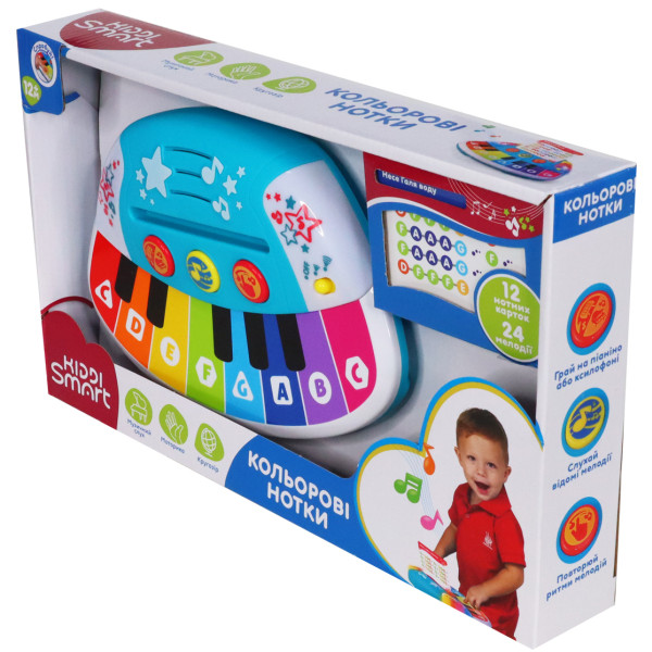 Фото - Интерактивный музыкальный инструмент Kiddi Smart ЦВЕТНЫЕ НОТКИ (4514T-KS)