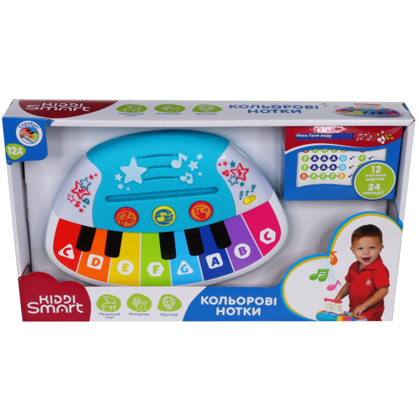 Фото - Интерактивный музыкальный инструмент Kiddi Smart ЦВЕТНЫЕ НОТКИ (4514T-KS)