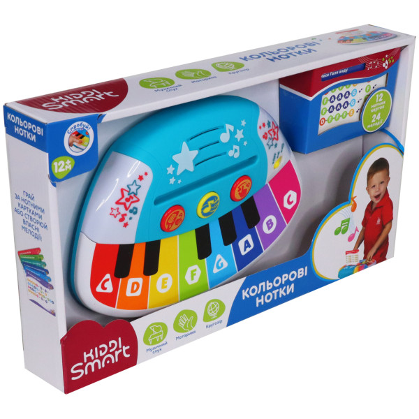 Фото - Интерактивный музыкальный инструмент Kiddi Smart ЦВЕТНЫЕ НОТКИ (4514T-KS)