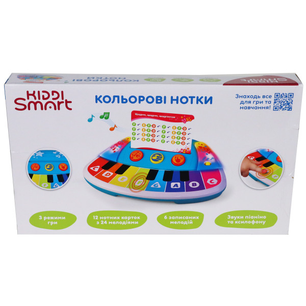 Фото - Интерактивный музыкальный инструмент Kiddi Smart ЦВЕТНЫЕ НОТКИ (4514T-KS)