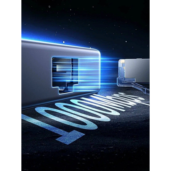 Фото - Хаб USB UGREEN CM888 7-in-1 USB-C to 3xUSB, 1xUSB-C, HDMI, RJ-45, PD 100W Gray (45155)