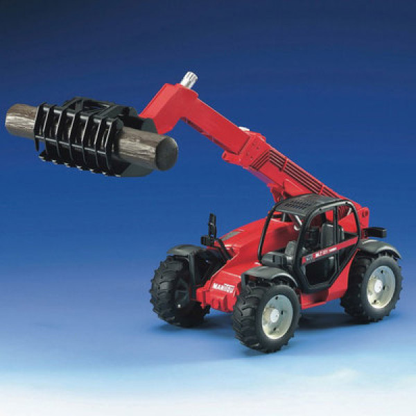 Фото - Наземная строительная техника BRUDER Дорожный погрузчик с телескопической стрелой MLT 633 (02125)