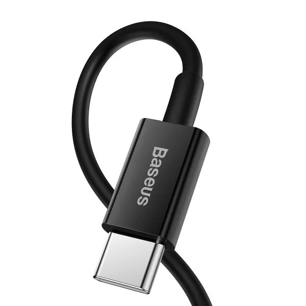 Фото - Кабель синхронизации данных Baseus Superior Fast Charging USB-C-Lightning, 1м Black (6932172631970)