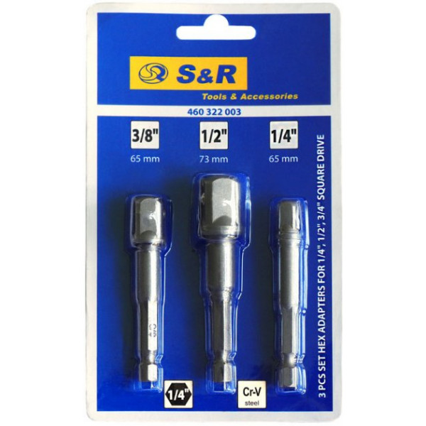 Фото - Набор торцевых головок S&R 460322003