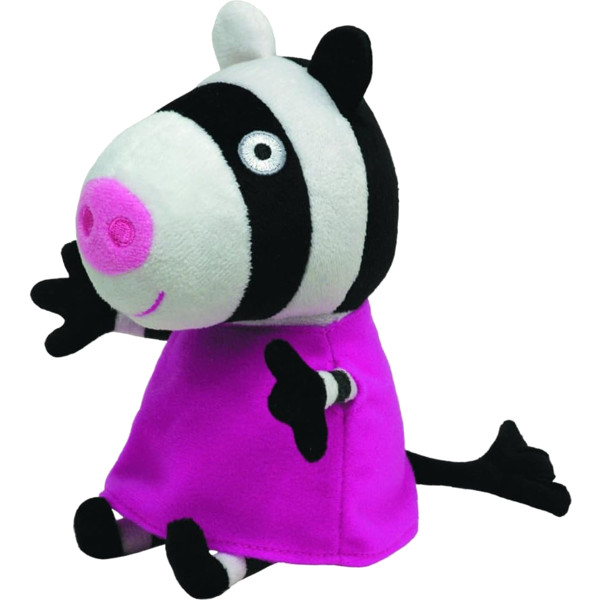 Фото - Мягкая игрушка TY Peppa Pig "Zoe Zebra" 15 см (46174)