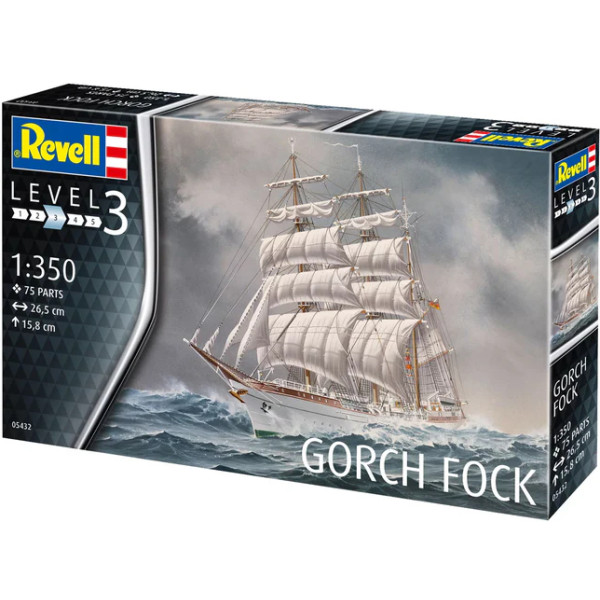 Фото - Набор для моделирования техники Revell Корабль Gorch Fock (RVL-05432)