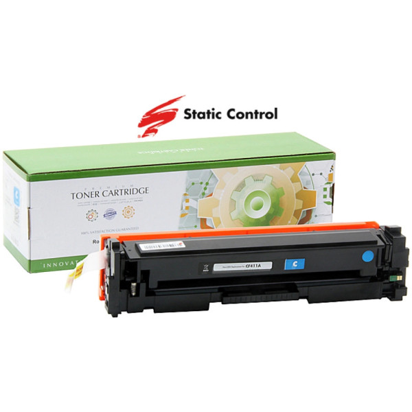 Фото - Картридж-тонер Static Control совместимый аналог HP CF411A (410A), Canon 046 cyan (002-01-SF411A)