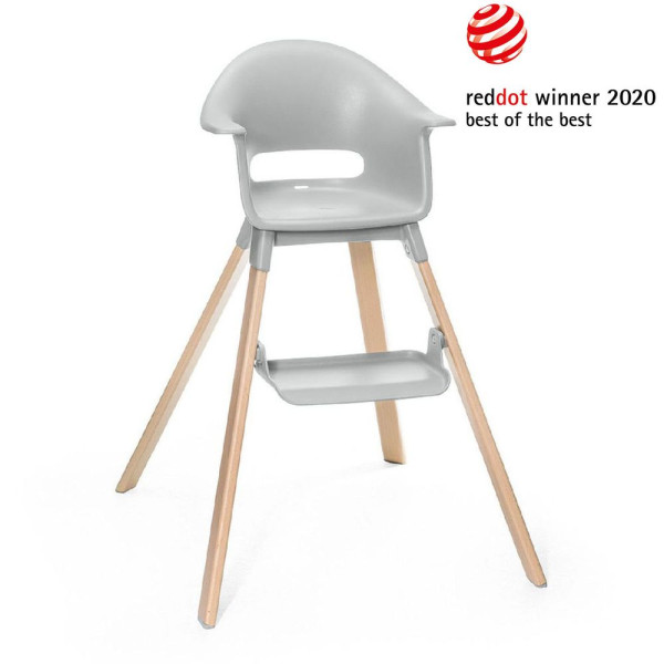 Фото - Стульчик для кормления классический Stokke Clikk Cloud Grey (552001)