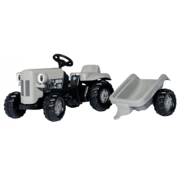 Фото - Толокар Rolly Toys Трактор с прицепом rollyKid-X Little Grey Fergie Серый (014941)