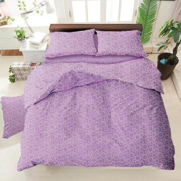 Фото - Пододеяльник полуторный Zastelli бязь Bubble Lavander 145х210 см (18101) Фото - Пододеяльник полуторный Zastelli бязь Bubble Lavander 145х210 см (18101)