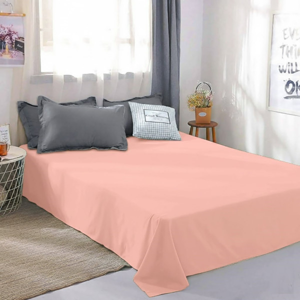 Фото - Простынь евро Zastelli 14-1418 Peach Melba 200х220 см (22643)