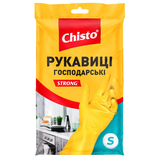 Фото - Перчатки латексные Chisto р.S 1 пара (4820164153499) Фото - Перчатки латексные Chisto р.S 1 пара (4820164153499)