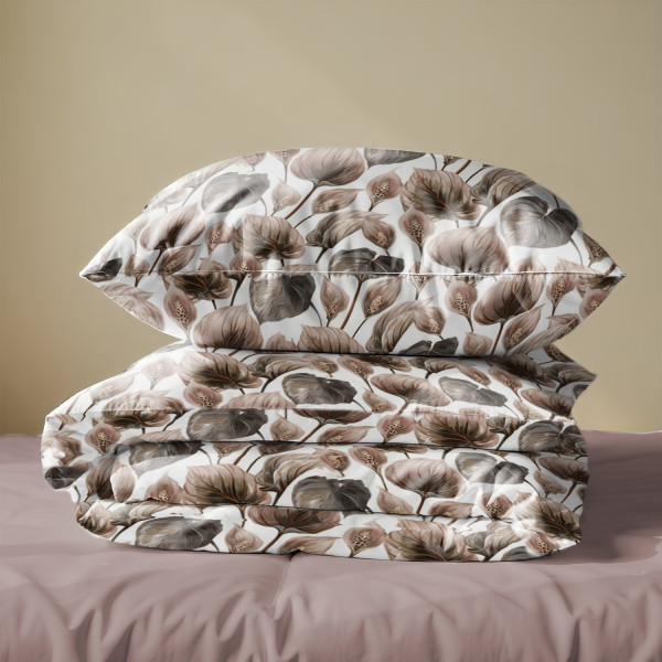 Фото - Комплект постельного белья Zastelli Y10048-11/Pale Mauve жатка 145х210 (23016)