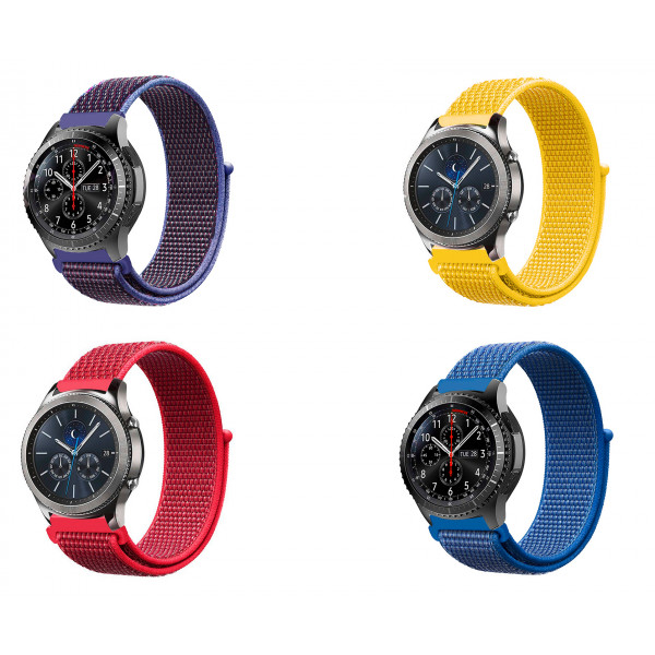 Фото - Ремешок для смарт-часов BeCover набор 4 цвета Nylon Style for Nokia / Withings Steel / Steel HR Boy (706557)