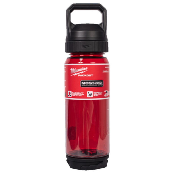 Фото - Бутылка для воды Milwaukee PACKOUT 740 мл Red (4932498636)
