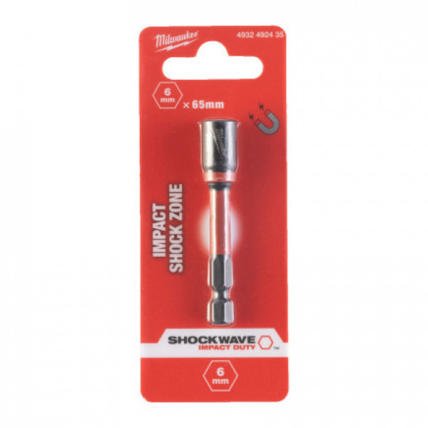 Фото - Торцевая головка Milwaukee Shockwave 1/4" 6 мм (4932492435)
